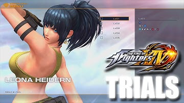 KING OF FIGHTERS XIV Leona TRIALS