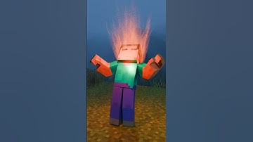 Anomaly - Burning Steve | Blender #blender3d #3d #animation