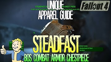 Fallout 4 | Steadfast BOS Combat Armor Chest Piece | Unique Rare Apparel | Location Guide