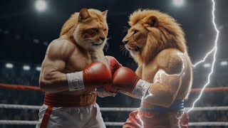 lion vs lion #cat #animation #lion #meow