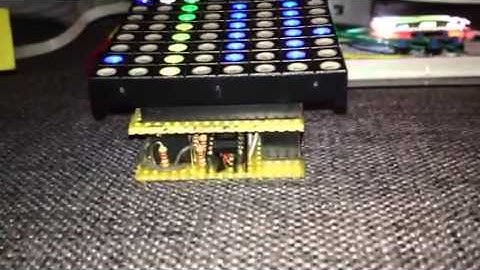 RGB LED Matrix Display controlled by Raspberry Pi