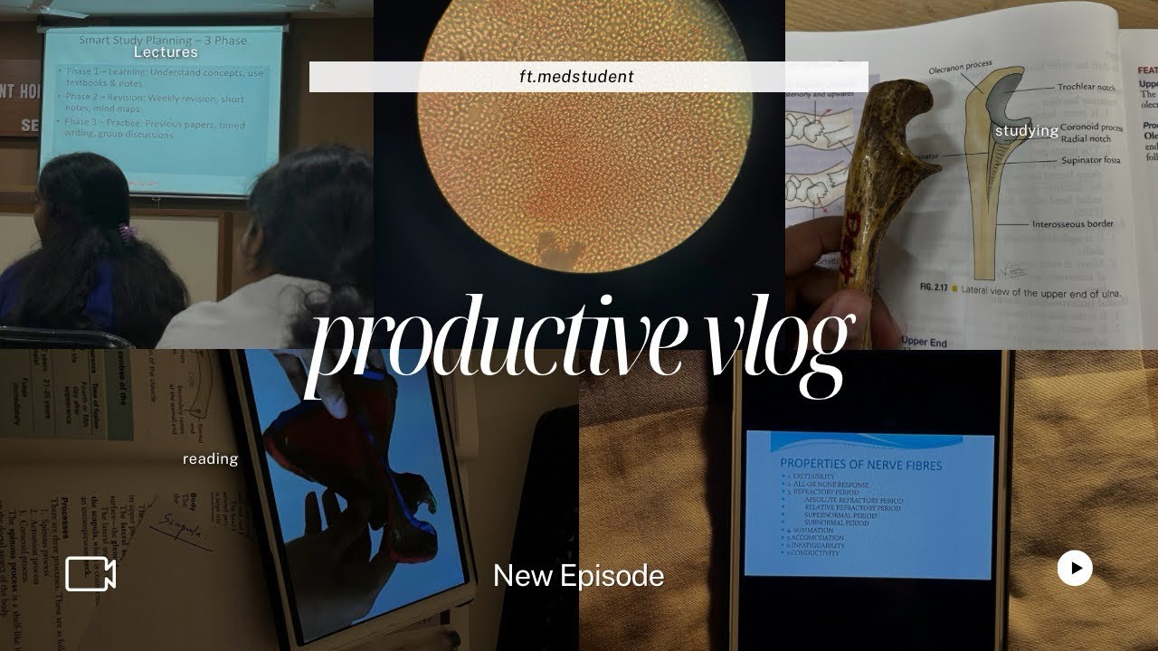 A boring week in my life as a first year medstudent📚👩🏻‍⚕️