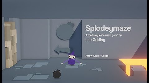 Splodeymaze Gameplay - GMTK Game Jam 2022 submission