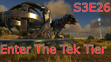 Amo Plays Ark: Survival Evolved - S3E26 - Tek Replicator, Rifle, Gauntlets, Rex Saddle (Gameplay)