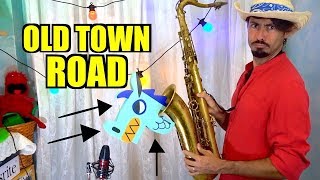 OLD TOWN ROAD - Lil Nas X, Billie Ray Cyrus (Saxophone Cover) chords