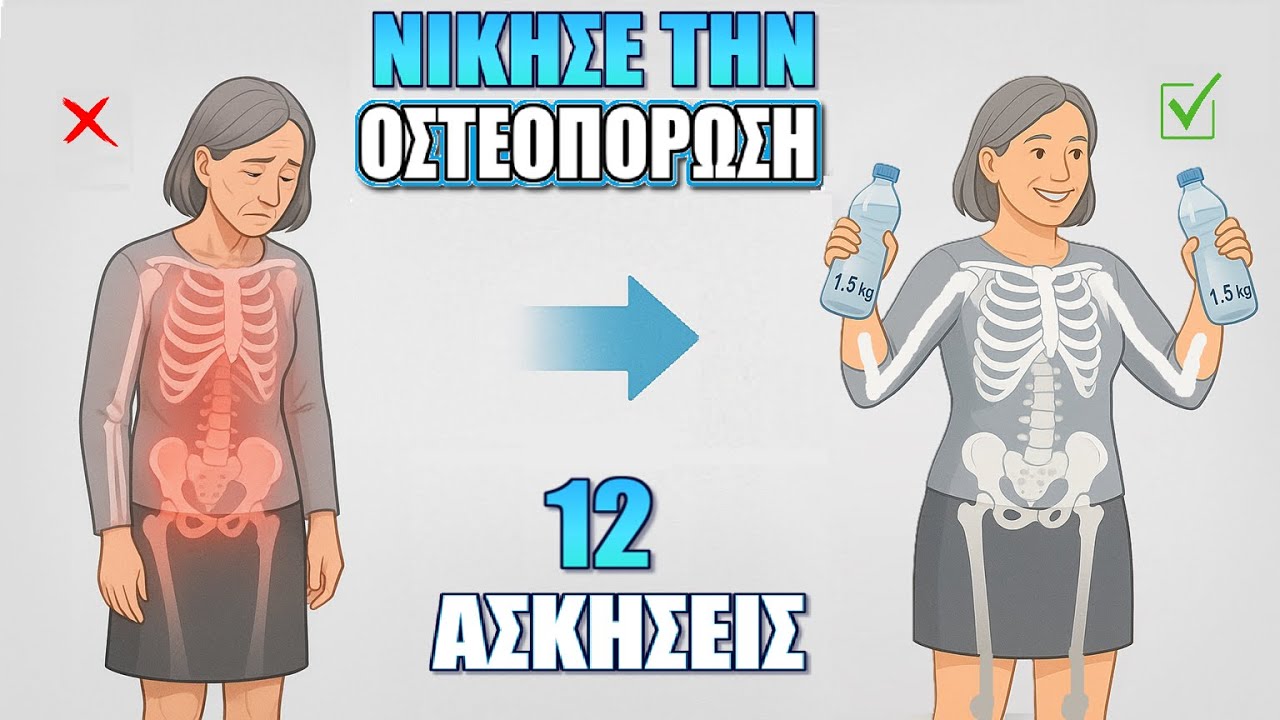 Οστεοπόρωση: Ασκήσεις για Δυνατά Οστά