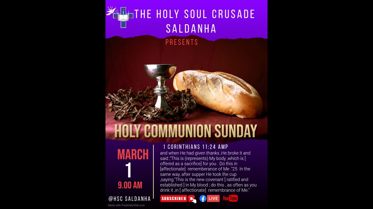 THE HOLY SOUL CRUSADE SALDANHA 