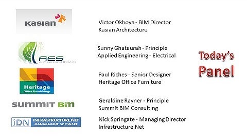 Panel Session - An Introduction to CAD, CAFM, BIM & the Cloud