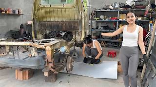 Girl's Challenge: Restoring the Chassis, Brake System and Body of a 780kg Truck