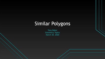 Similar Polygons