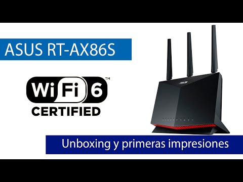 ASUS RT-AX86S: Conoce este router WIFi 6 doble banda y puertos Gigabit