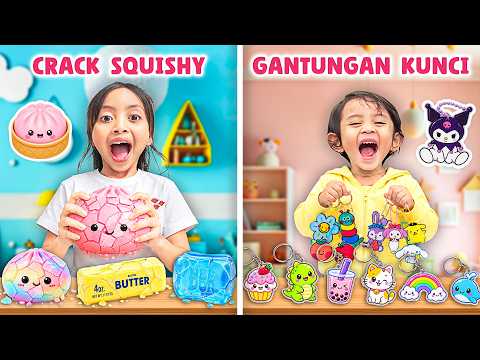 24 JAM Leika & Lexie bikin kreasi lucu 😍 Squishy & Gantungan kunci