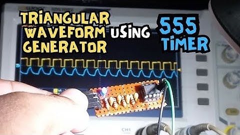 Triangular Waveform Generator Module using 555 Timer