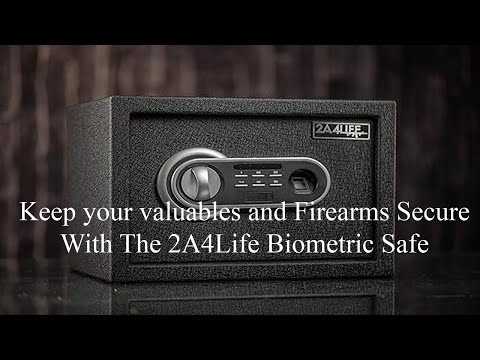 Keep your valuables Secure With The 2A4Life Biometric Safe
