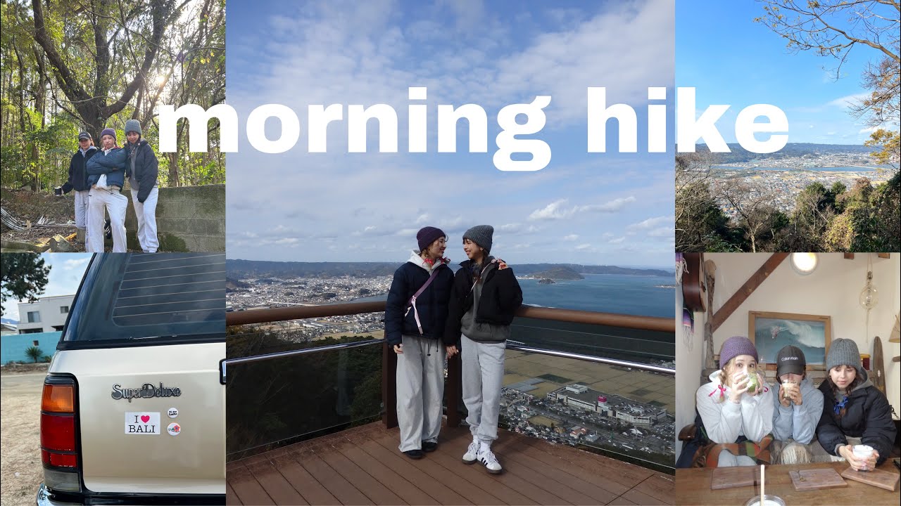 -morning hike-I’m going to be active in2025 早朝ハイキング￼￼￼❤️