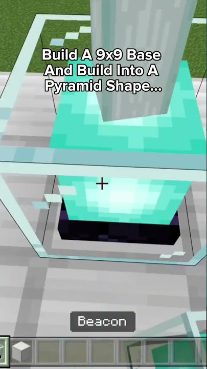 How To Make A Fully Powered Minecraft Beacon... 🤩🙀