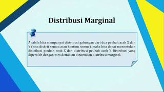 Fungsi peluang gabungan dan marjinal ...