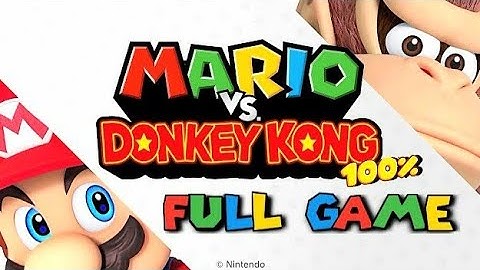 Mario vs Donkey Kong (Switch) Full Game 100% Walkthrough | All Levels