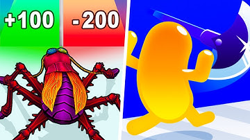 Play High Score in Join Blob Clash 3D, Insect Evolution Run  - Blob Mobile Games Walkthrough