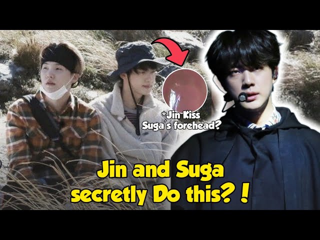 Unseen Videos! Jin and Suga caught showing each other their 'Act of service' to the public?! class=