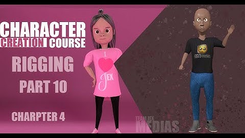 CHARACTER CREATION IN BLENDER  RIGGING PART 10 ( THE FINAL PART OF CHAPTER 4)