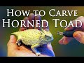 How To Carve A Texas Horned Lizard How To Carve A Texas Horned Lizard