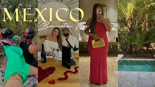 MEXICO VLOG| baecation + celebrating our anniversary + atv & ziplining + relaxing beach day& dinners