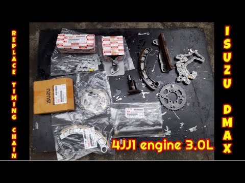 How to Replace Timing Chain | Isuzu D-Max 3.0 4JJ1 engine