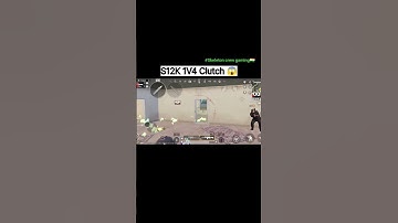 DBS❌S12K✔️ 1v4 Clutch🔥 #s12k #shotgun 🥵#bgmishorts #pubgmobile