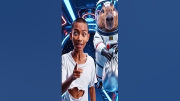 Capy lấy được 1 tỷ tấn kim cương ở ngoài vũ trụ #capybara #trending #funny #shorts #ai #veo3