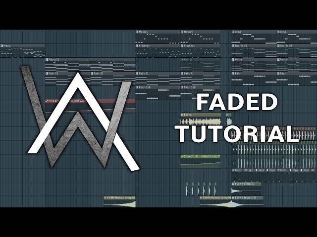 Alan Walker - Faded - Fl Studio Tutorial by Falubii - Read Desc.! class=