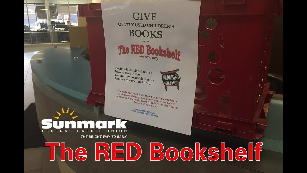 Red Bookshelf Children S Book Drive Youtube