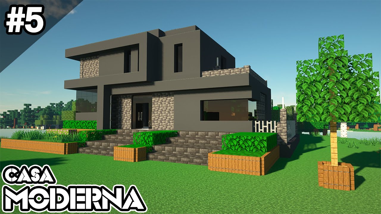 Minecraft Tutorial - Como fazer uma Casa Moderna