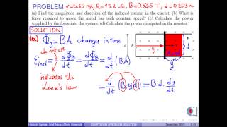 chapter 30 - problem 02 - motional emf - a thorough analysis