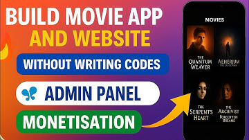 Create Movie App and Website using AI + Blogger// Make money with Ads- Netflix Clone