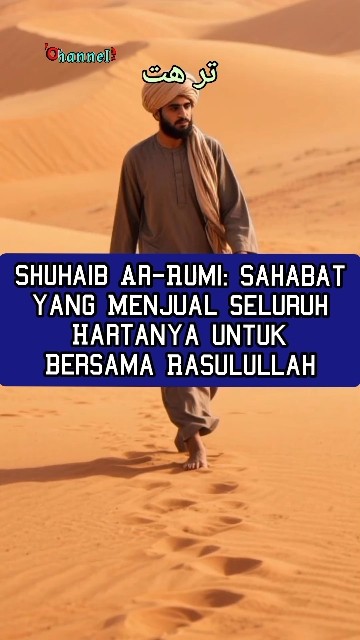 Shuhaib Ar-Rumi: Sahabat yang Menjual Seluruh Hartanya untuk Bersama Rasulullah.