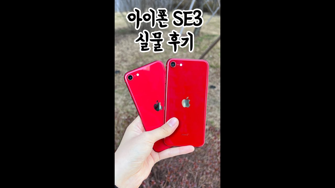 아이폰SE3 실물 후기 #shorts