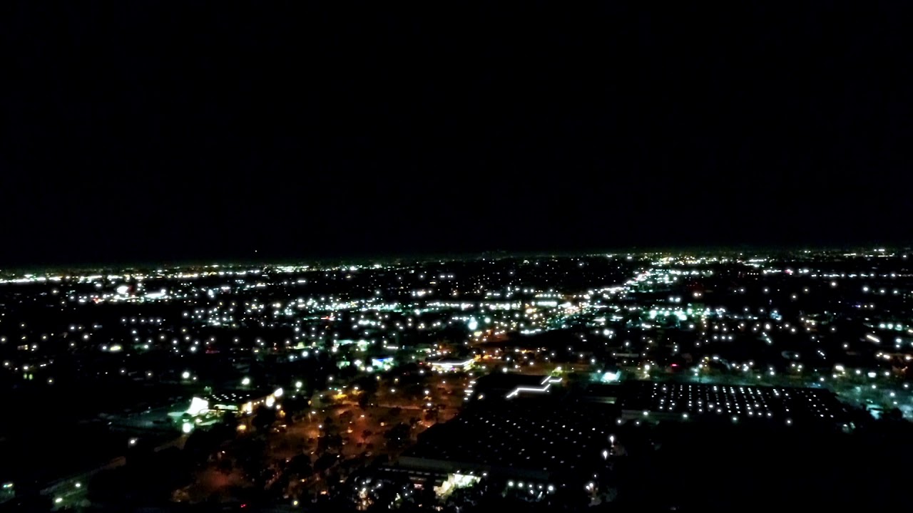 Signal Hill at Night Drone footage YouTube