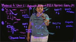 ECO 155 Principles of Macroeconomics: Module 4 Unit 1 Video 7  Demand Shock and Supply Shock