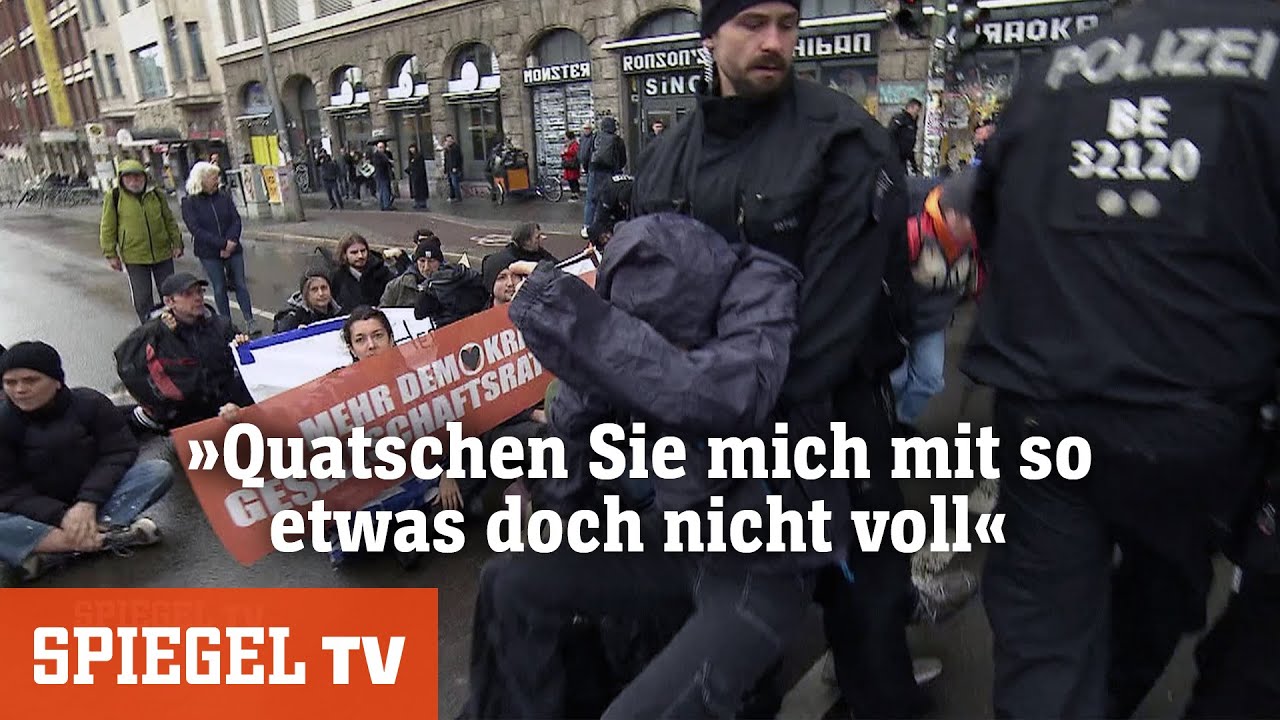 Ohne Kleber fürs Klima: Das neue Hin und Her zwischen »Letzte Generation« und Polizei | SPIEGEL TV