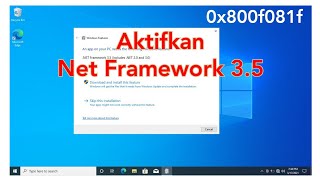 install net framework 3.5 windows 10 offline