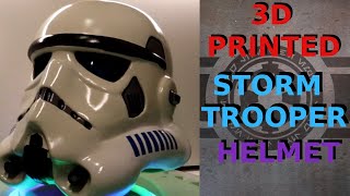 3D Printed Storm Trooper Helmet from Star Wars | Morgan Makes
