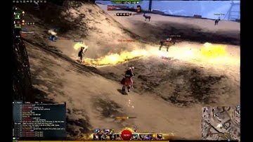 Guild Wars 2 - Engineer Flamethrower Assist kill