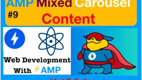 #9 how to add amp mixed carousel content in Hindi | AMP beginners |#AMPTutorials​|#AskToFolks​