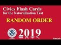 US Citizenship/Naturalization Test Questions in Random Order 2019-20 (All 100 Questions and Answers)