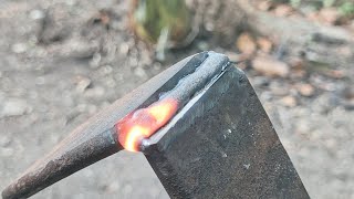 not all welders know the 1f welding technique on rust plate | welding tricks