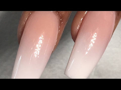 Nailtorial French Ombre Baby Boomer Tip And Coffin Shaped