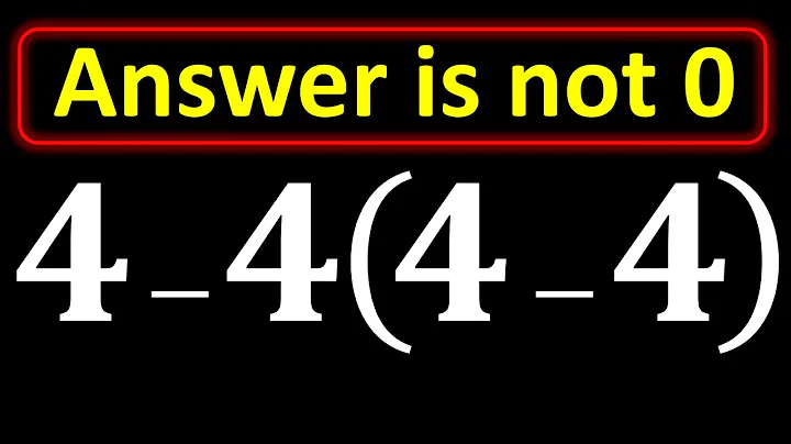 Most People Get This Math Question Wrong!