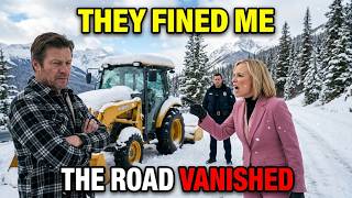 HOA Fined Me for “Snow Tracks” So I Stopped Plowing and Their Only Road Vanished Overnight