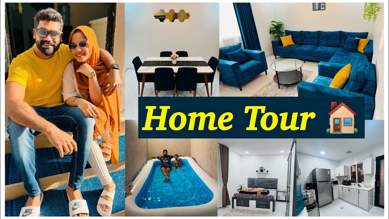 സൗദിയിലെ ഞങ്ങളുടെ പുതിയ വീട് കണ്ടാലോ ❤️🏠| ഇത്ര  അടിപൊളിയാകും എന്ന് വിചാരിച്ചില്ല 😍🤩 |Home Tour 😘